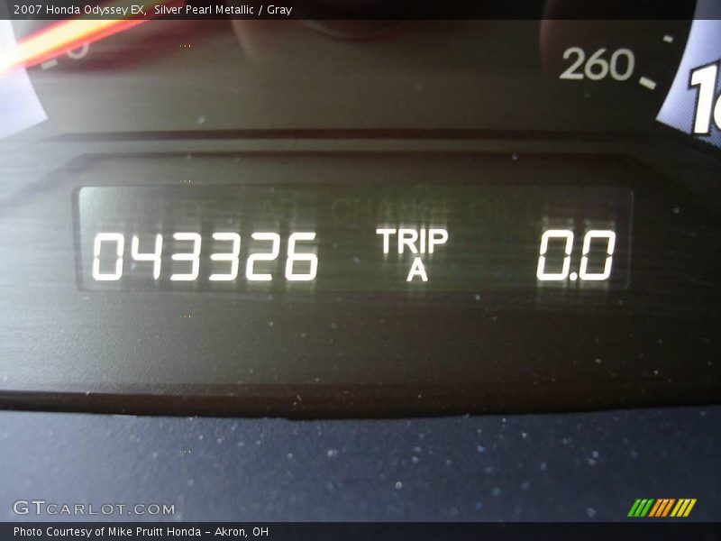 Silver Pearl Metallic / Gray 2007 Honda Odyssey EX