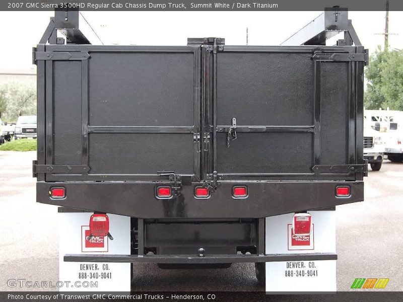 Summit White / Dark Titanium 2007 GMC Sierra 3500HD Regular Cab Chassis Dump Truck
