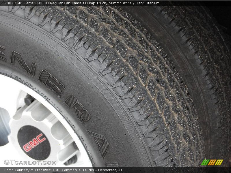 Summit White / Dark Titanium 2007 GMC Sierra 3500HD Regular Cab Chassis Dump Truck