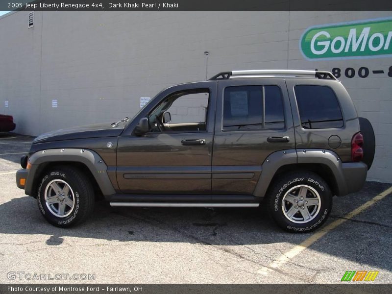 Dark Khaki Pearl / Khaki 2005 Jeep Liberty Renegade 4x4