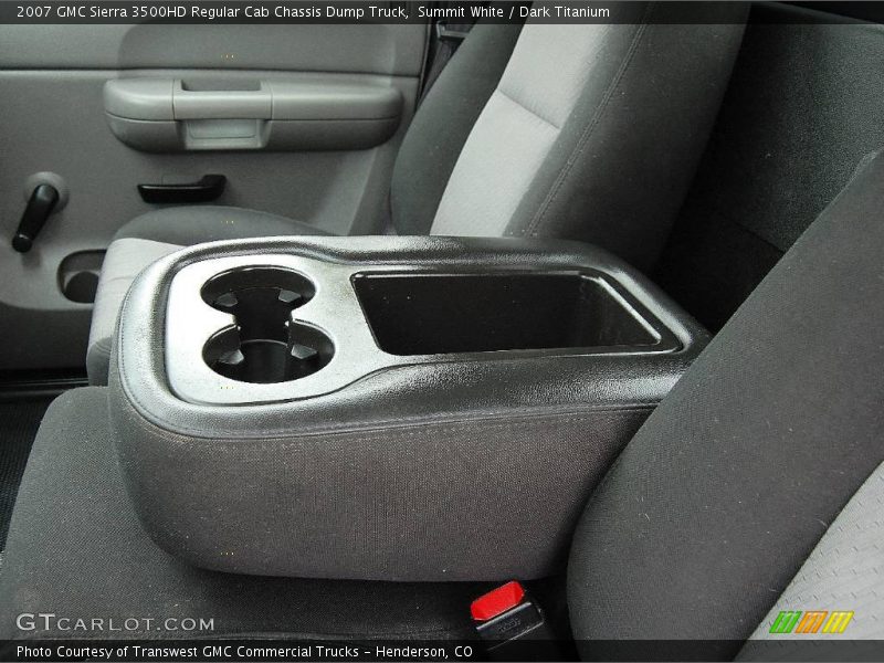 Summit White / Dark Titanium 2007 GMC Sierra 3500HD Regular Cab Chassis Dump Truck