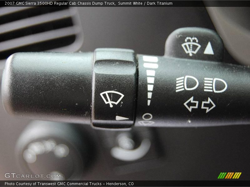 Summit White / Dark Titanium 2007 GMC Sierra 3500HD Regular Cab Chassis Dump Truck