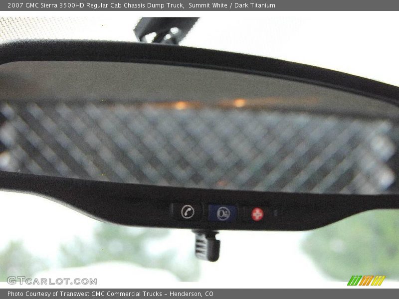 Summit White / Dark Titanium 2007 GMC Sierra 3500HD Regular Cab Chassis Dump Truck