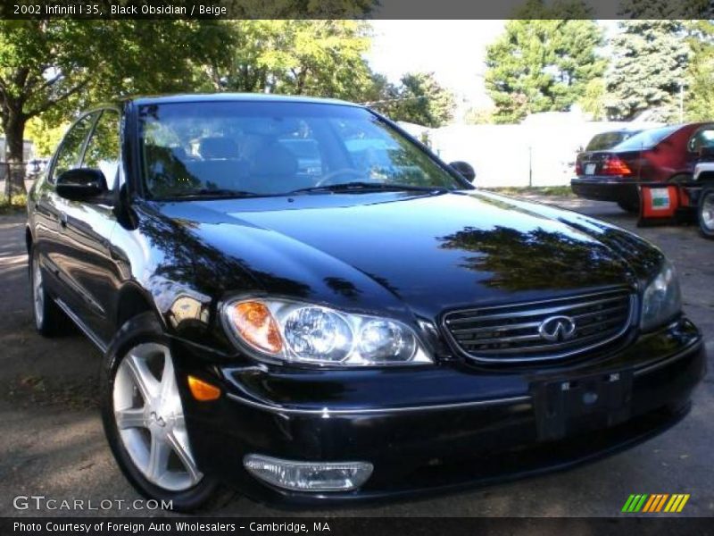 Black Obsidian / Beige 2002 Infiniti I 35