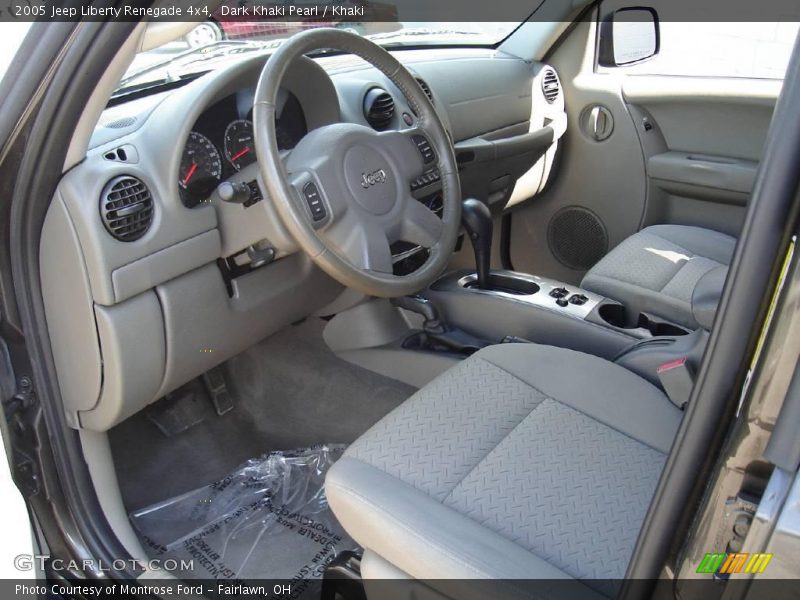 Dark Khaki Pearl / Khaki 2005 Jeep Liberty Renegade 4x4