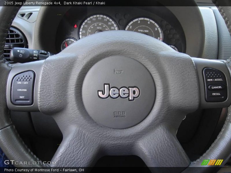 Dark Khaki Pearl / Khaki 2005 Jeep Liberty Renegade 4x4