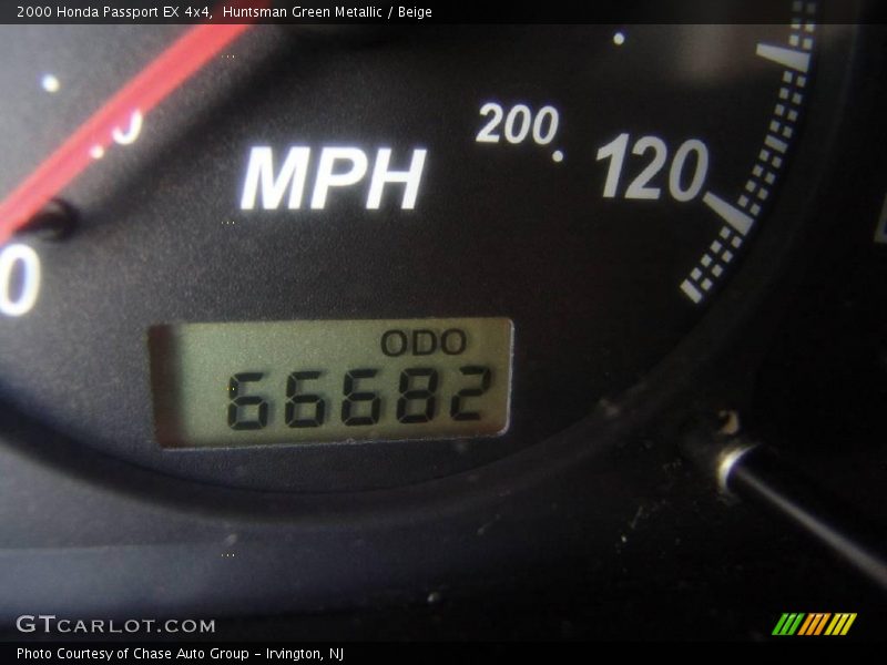 Huntsman Green Metallic / Beige 2000 Honda Passport EX 4x4