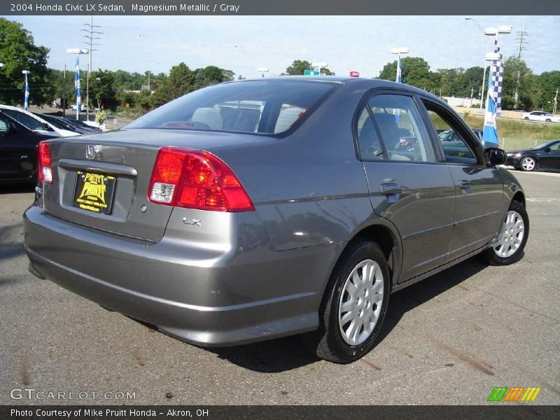 Magnesium Metallic / Gray 2004 Honda Civic LX Sedan