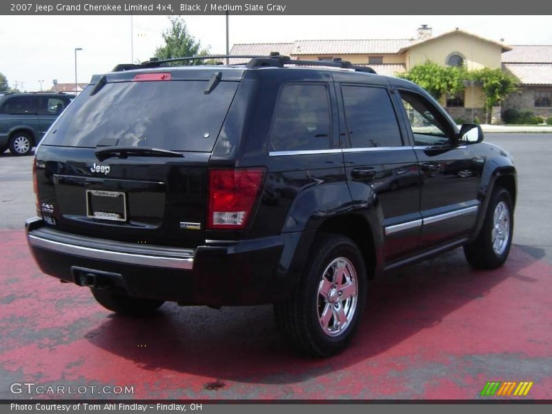 Black / Medium Slate Gray 2007 Jeep Grand Cherokee Limited 4x4