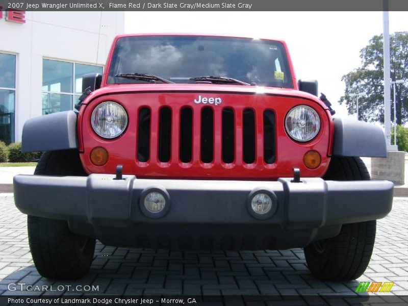 Flame Red / Dark Slate Gray/Medium Slate Gray 2007 Jeep Wrangler Unlimited X