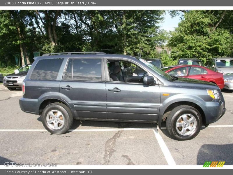 Sage Brush Pearl / Gray 2006 Honda Pilot EX-L 4WD