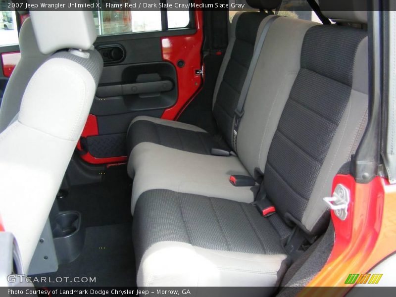 Flame Red / Dark Slate Gray/Medium Slate Gray 2007 Jeep Wrangler Unlimited X