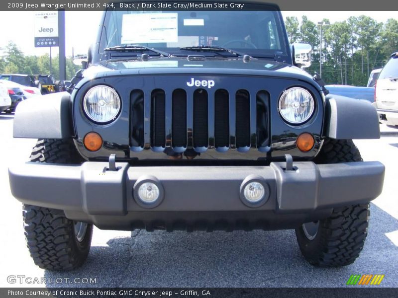 Black / Dark Slate Gray/Medium Slate Gray 2009 Jeep Wrangler Unlimited X 4x4