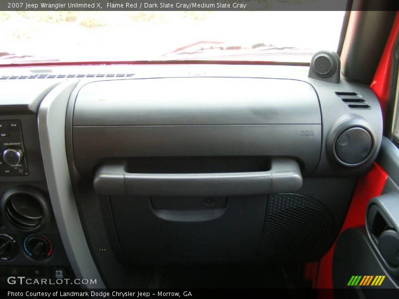 Flame Red / Dark Slate Gray/Medium Slate Gray 2007 Jeep Wrangler Unlimited X