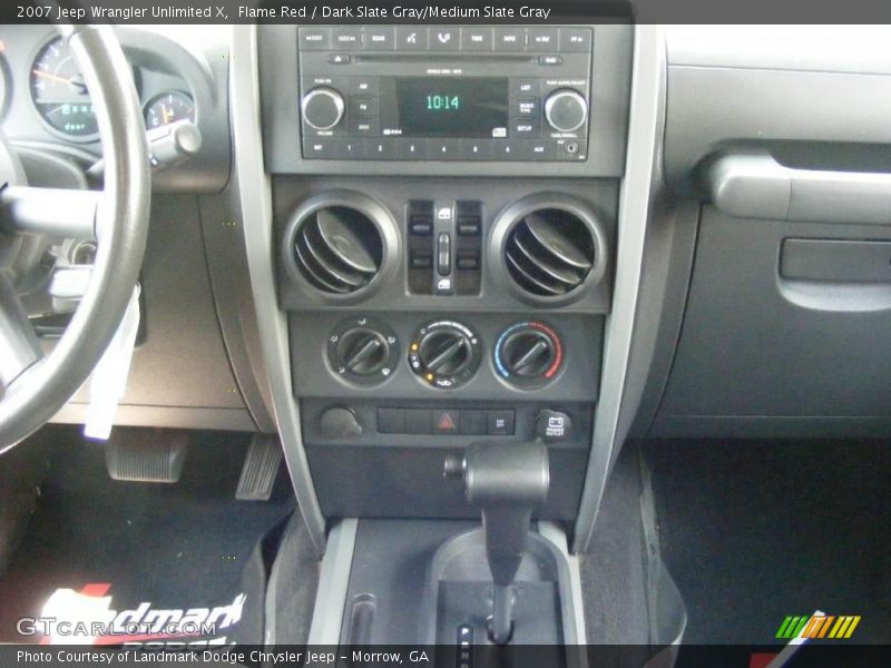 Flame Red / Dark Slate Gray/Medium Slate Gray 2007 Jeep Wrangler Unlimited X