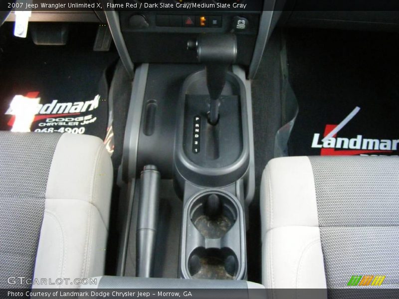 Flame Red / Dark Slate Gray/Medium Slate Gray 2007 Jeep Wrangler Unlimited X