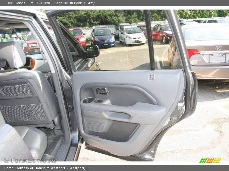 Sage Brush Pearl / Gray 2006 Honda Pilot EX-L 4WD