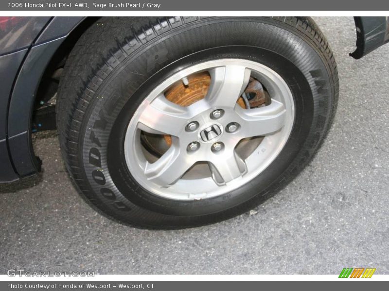 Sage Brush Pearl / Gray 2006 Honda Pilot EX-L 4WD