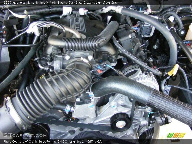 Black / Dark Slate Gray/Medium Slate Gray 2009 Jeep Wrangler Unlimited X 4x4