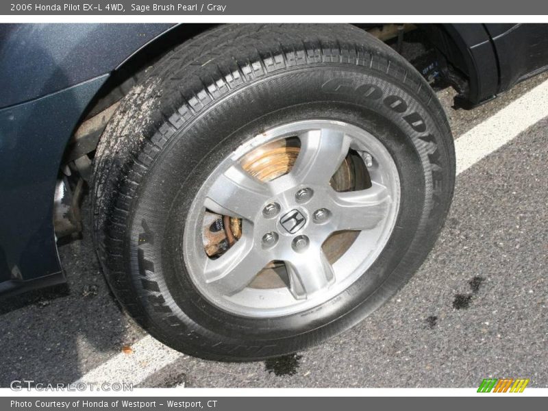 Sage Brush Pearl / Gray 2006 Honda Pilot EX-L 4WD