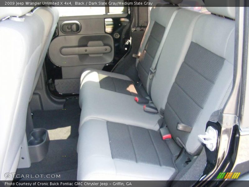 Black / Dark Slate Gray/Medium Slate Gray 2009 Jeep Wrangler Unlimited X 4x4