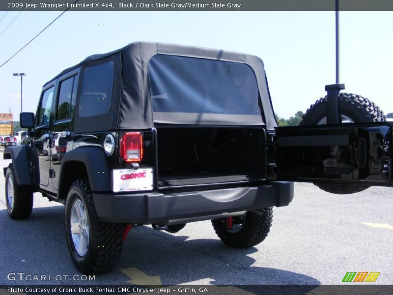 Black / Dark Slate Gray/Medium Slate Gray 2009 Jeep Wrangler Unlimited X 4x4