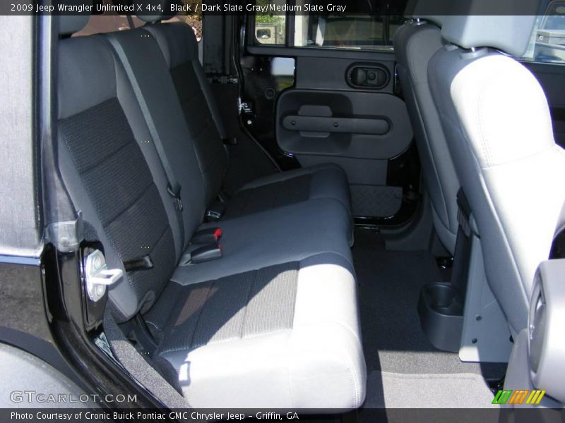 Black / Dark Slate Gray/Medium Slate Gray 2009 Jeep Wrangler Unlimited X 4x4