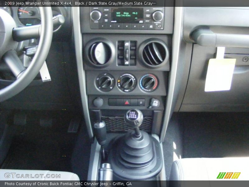 Black / Dark Slate Gray/Medium Slate Gray 2009 Jeep Wrangler Unlimited X 4x4
