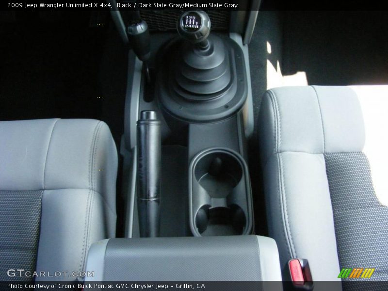 Black / Dark Slate Gray/Medium Slate Gray 2009 Jeep Wrangler Unlimited X 4x4