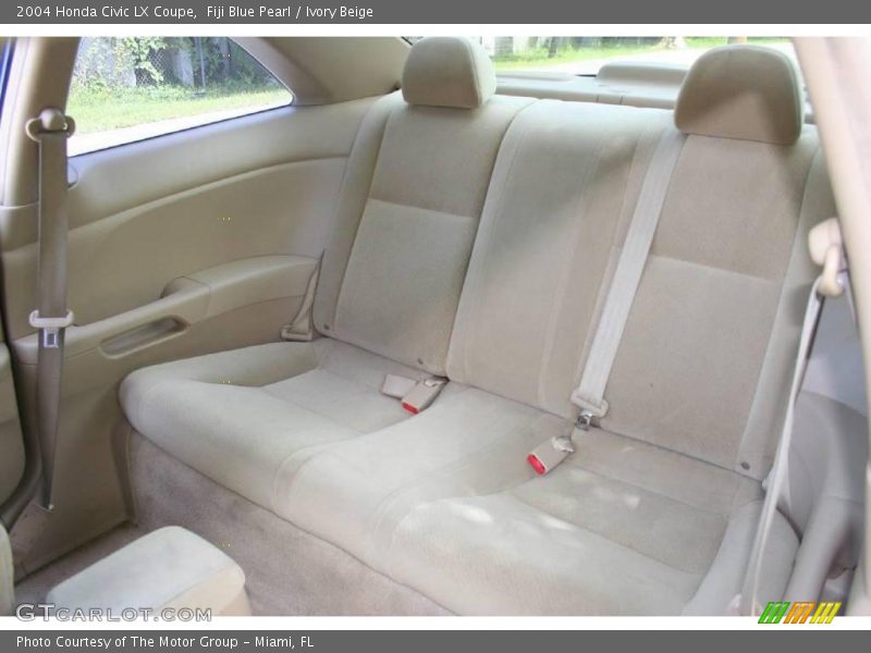 Fiji Blue Pearl / Ivory Beige 2004 Honda Civic LX Coupe