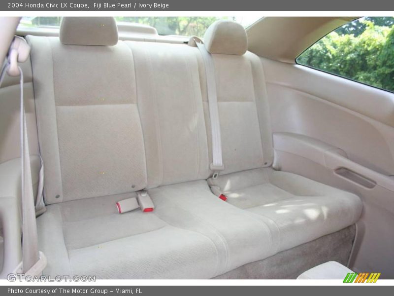 Fiji Blue Pearl / Ivory Beige 2004 Honda Civic LX Coupe