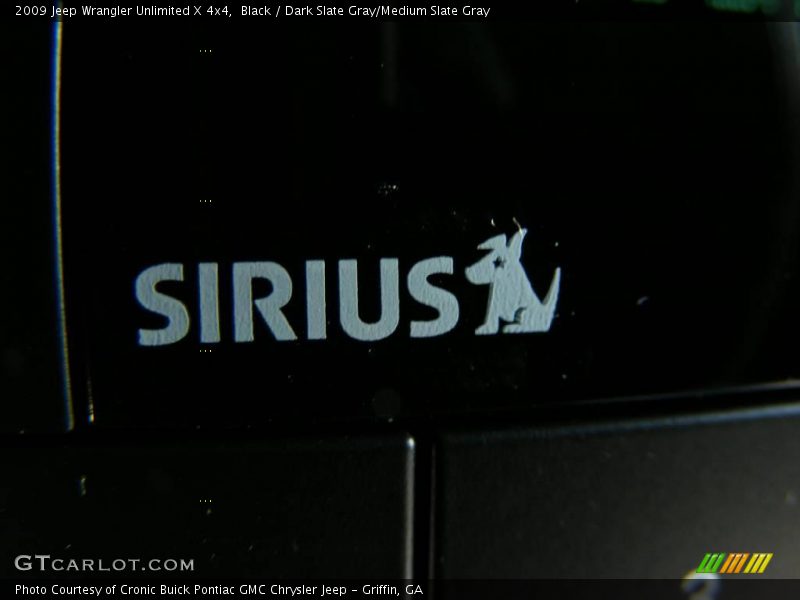 Black / Dark Slate Gray/Medium Slate Gray 2009 Jeep Wrangler Unlimited X 4x4