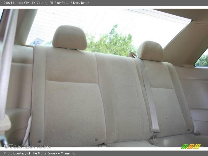Fiji Blue Pearl / Ivory Beige 2004 Honda Civic LX Coupe