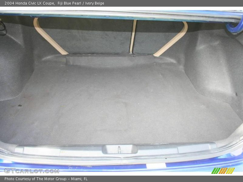 Fiji Blue Pearl / Ivory Beige 2004 Honda Civic LX Coupe