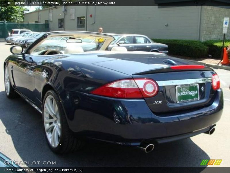 Indigo Blue Metallic / Ivory/Slate 2007 Jaguar XK XK8 Convertible