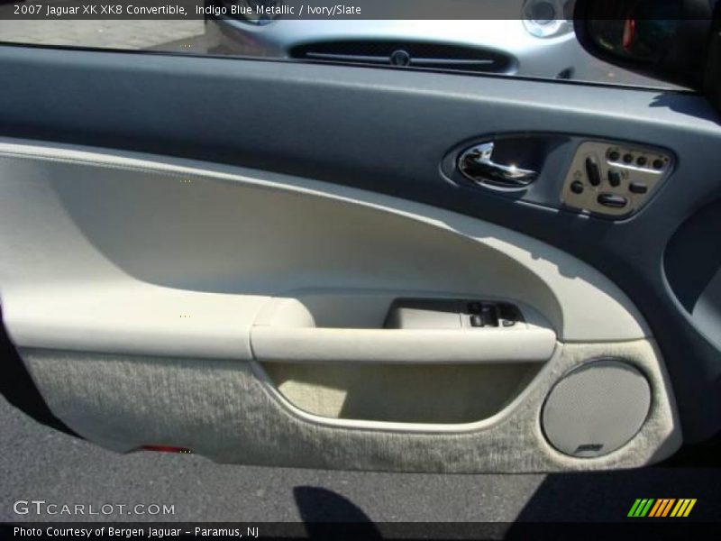 Indigo Blue Metallic / Ivory/Slate 2007 Jaguar XK XK8 Convertible
