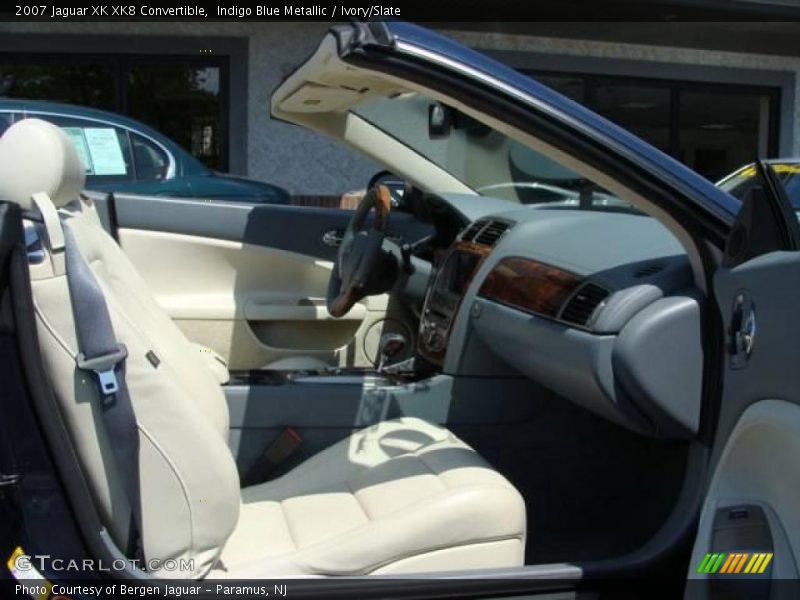 Indigo Blue Metallic / Ivory/Slate 2007 Jaguar XK XK8 Convertible