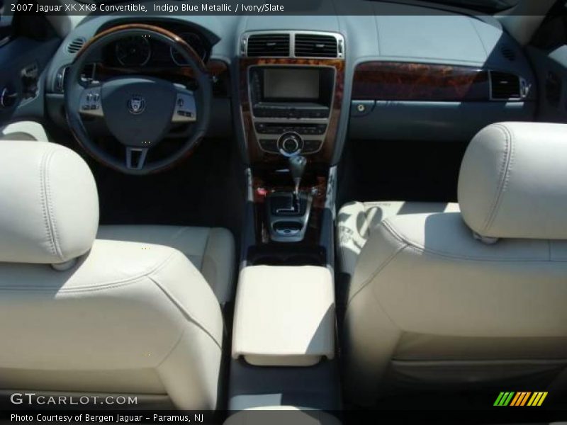 Indigo Blue Metallic / Ivory/Slate 2007 Jaguar XK XK8 Convertible