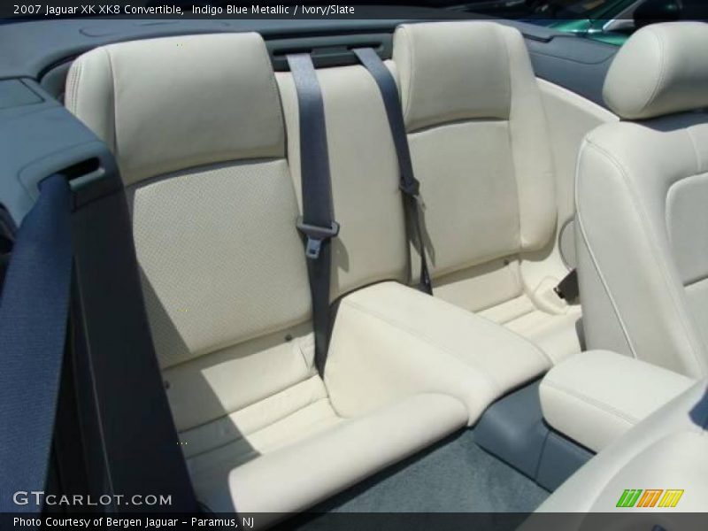 Indigo Blue Metallic / Ivory/Slate 2007 Jaguar XK XK8 Convertible