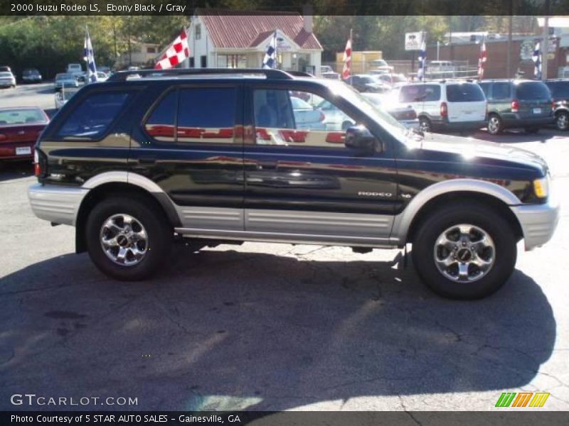 Ebony Black / Gray 2000 Isuzu Rodeo LS