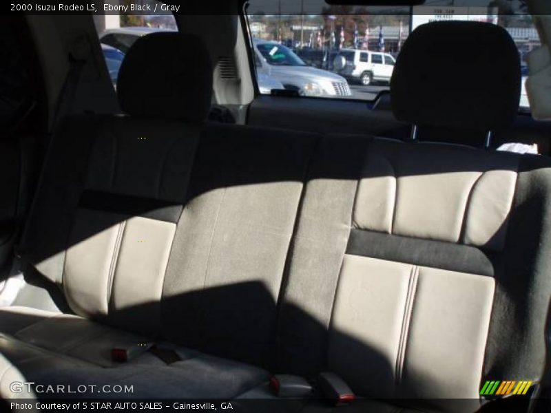 Ebony Black / Gray 2000 Isuzu Rodeo LS