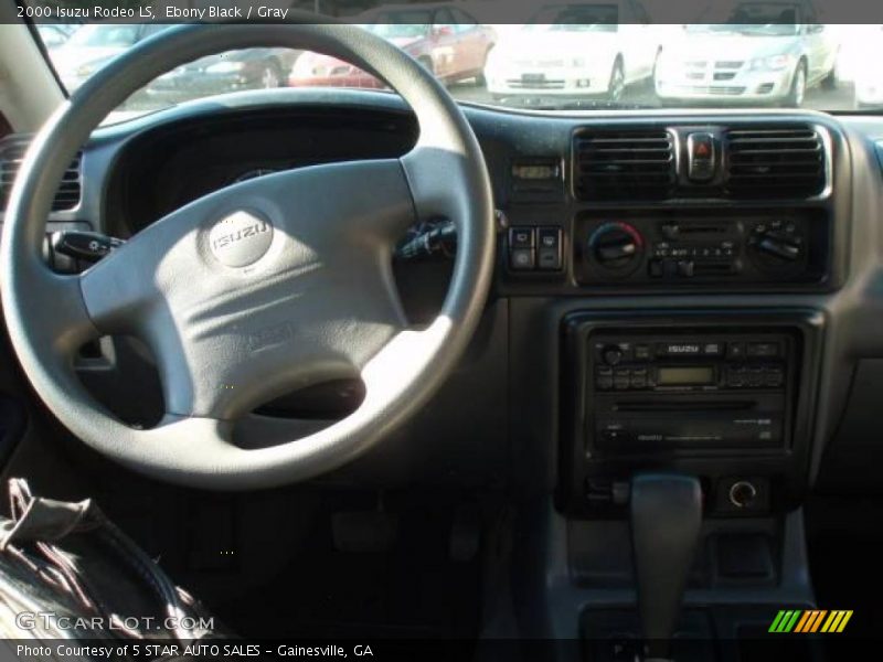 Ebony Black / Gray 2000 Isuzu Rodeo LS