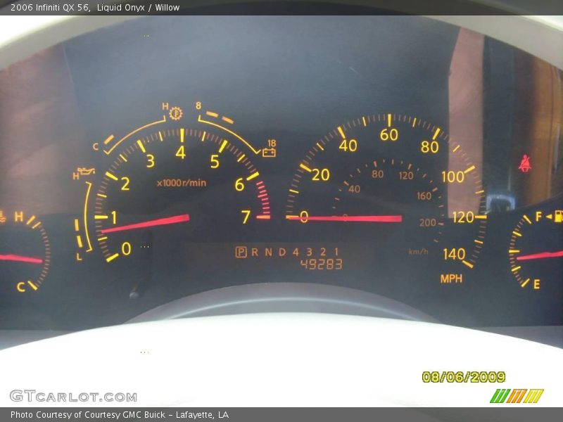 Liquid Onyx / Willow 2006 Infiniti QX 56