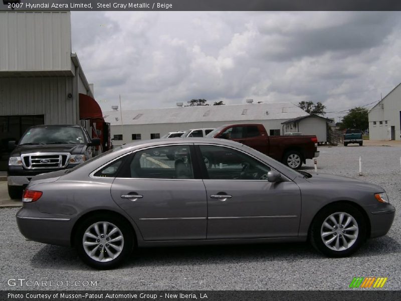 Steel Gray Metallic / Beige 2007 Hyundai Azera Limited
