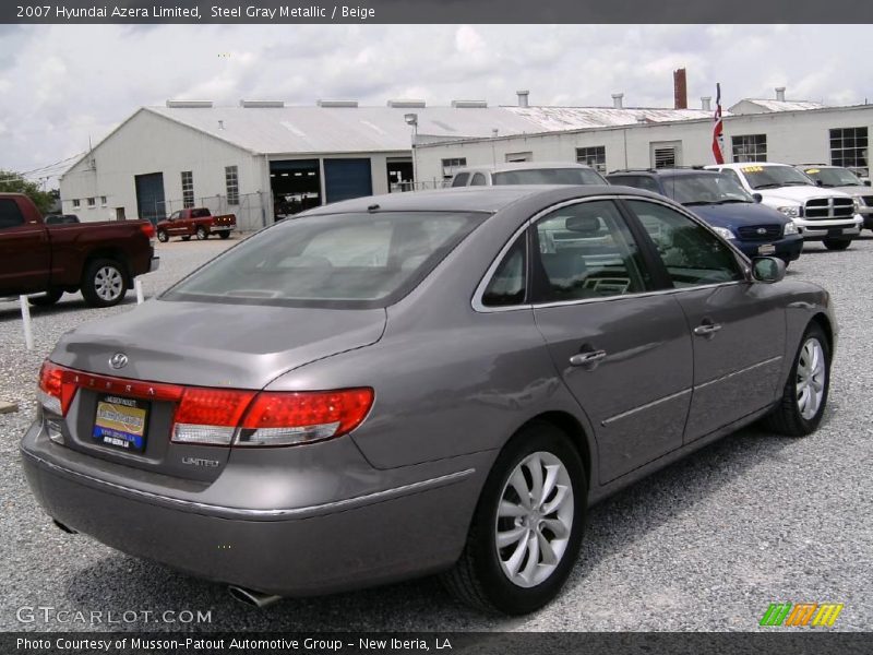 Steel Gray Metallic / Beige 2007 Hyundai Azera Limited