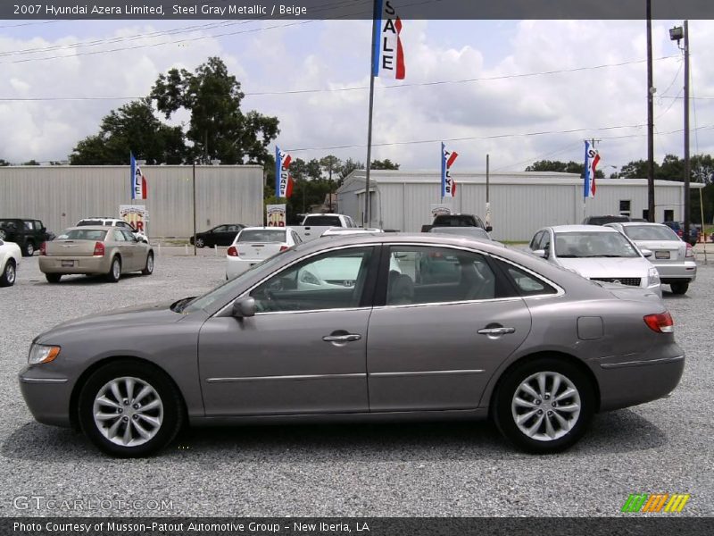Steel Gray Metallic / Beige 2007 Hyundai Azera Limited