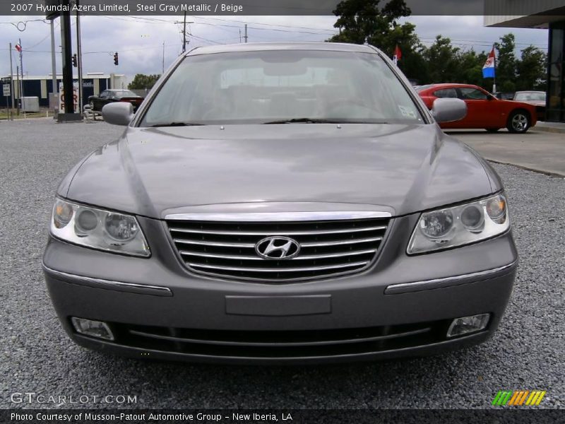 Steel Gray Metallic / Beige 2007 Hyundai Azera Limited