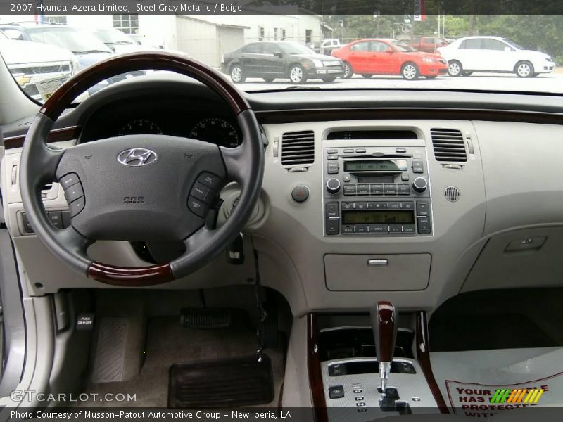 Steel Gray Metallic / Beige 2007 Hyundai Azera Limited