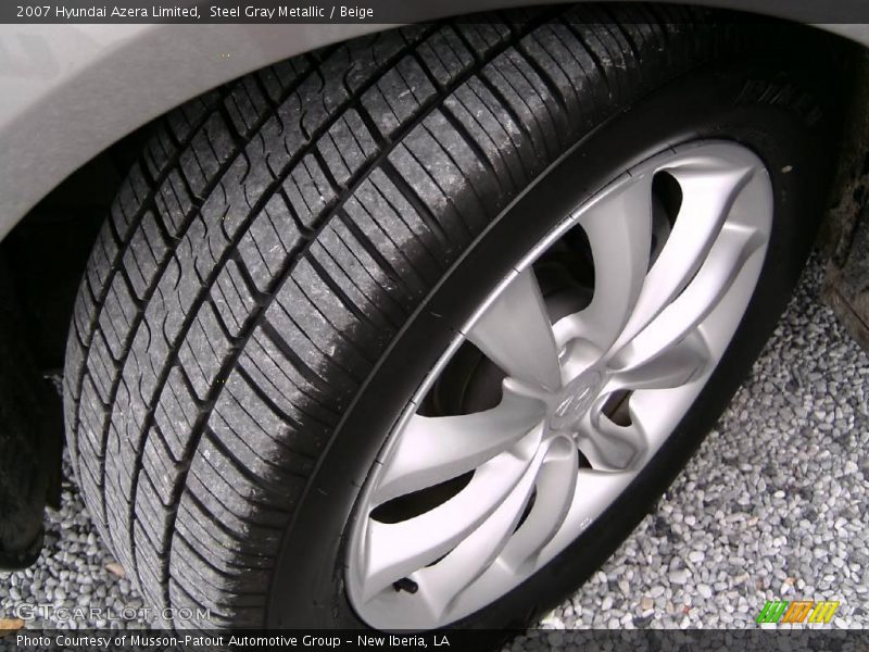 Steel Gray Metallic / Beige 2007 Hyundai Azera Limited