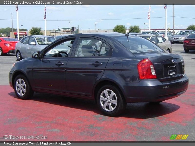 Charcoal Gray / Gray 2008 Hyundai Accent GLS Sedan